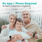 Pedometer Watch Senior Friendly No App phone Required  Step Counter  