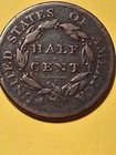 1810 Classic Half Cent  Vf Condition original Patina  Uncleaned  Rare   Scarce 