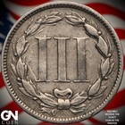 1865 3 Cent Nickel Piece A1338