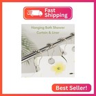 Amazer Shower Curtain Hooks  Decorative Rust Proof Stainless Steel Shower Curtai