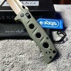 Benchmade 273gy-1 Mini Adamas Tactical Folding Knife green G10 Handle Axis Nib