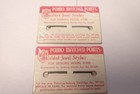 2 Pair Of New Old Stock Seeburg M100a Jukebox Pickering Cartridge Needles 1948
