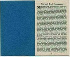 Little Lessons In The Ways Of Health  The Last Brady Symphony  6