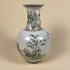 Chinese Republic Period Porcelain  hundred Boys  Vase With Qianlong Mark