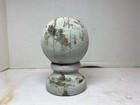 Antique Wood Turned Newel Post Finial Topper Architectural Wood Salvage