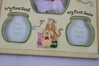 Disney Pooh Infant Milestones Photo Frame green 1st Year desktop  wall yellow