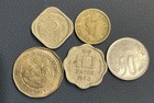          Indian Coins Collection - Includes 1 Old Silver Indian Coin
