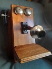 Antique 1913 Western Electric 353w Phone Gorgeous Cabinet complete W mechanicals
