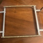 Signed Michael Aram Gold Silver Tone Shine Serving Tray Trivet Rare Unique