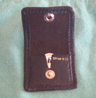 Xmas Special Tiffany   Co 925 Sterling Silver Golf Ball Marker With Leather Case