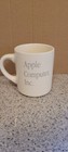 Rare Vintage Apple Computer Inc Coffee Advertising Mug Steve Jobs