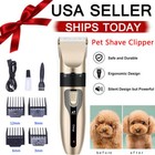 Professional Pet Clippers Dog Cat Animal Kit For Hair Grooming Cordless Trimmer