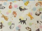Japanese Origami Chiyogami Water Color Style Cat Pattern 12 Sheets 5 8   