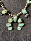 Vintage Unsigned Handmade Squash Blossom Necklace Naja Pendant 54 Grams 19    Oal