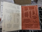 Stampin  Up  Brightest Glow Stamp Set   Labels Aglow Dies Christmas Greetings