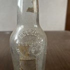 Vintage Embossed Eberle Brewing Co Jackson Mich Beer Bottle Partial Label