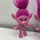 Set Of 2 Troll Dolls 2015 Pink Poppy Figures Hasbro Toy Pink Hair Dreamworks