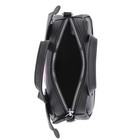 New Sanrio Kuromi Mini Satchel Crossbody Bag Black Faux Leather Girls