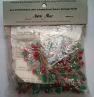 Vintage Merri Mac Tree Treat Basket Beaded Christmas Ornament Kit
