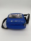  vintage 2001 Nsync Blue Mini Shoulder Bag Purse Cd Holder     Zeeks Brand