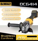 Dewalt Dcg414 20v Brushless Angle Grinder  Dcb206 Batt charge-free Ship L  k