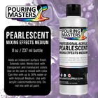 Pouring Masters Professional Acrylic Pearlescent Mixing Effects Medium - 8-ounce