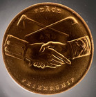 Thomas Jefferson Us Mint Presidential Peace And Friendship Bronze Medal 33mm