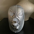 Legend El Santo  lucha Libra  Silver Mexican Wrestling Mask From Guadalajara New