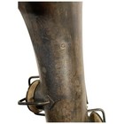 Antique King H n  White Silver C Melody Saxophone Low Pitch 20 s Bebop Sax Tenor
