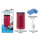 Thermacell  Patio Shield Mosquito Repeller 15 Foot Protection Magenta