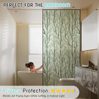 Privacy Window Film Stained Glass Cling 17 7x78 7  Dark Green Static Decor