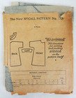 1921 Mccall Pattern 3726 Infant s Coat - Antique Original And Uncut