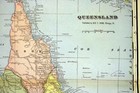 Queensland Australia Antique Color Map 1901 Cram s 14    X 22  New Zealand South