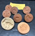 Rycraft Pottery Cookie Stamps  2     With Book