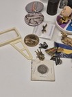 Grandma Grandpa Vintage Junk Drawer Trinket Lot