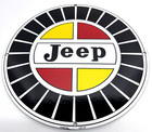 Jeep - Vintage Porcelain Sign - Gas Oil Service Station Dealership Pump Plate