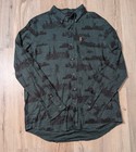 Nwot Chaps Performance Size Xl Flannel Shirt Hunting Print Cotton Outdoors 