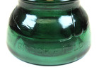 Vtg Green Glass Insulator Brookfield Cd 152