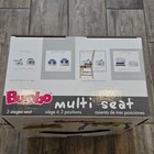Bumbo Multi Seat Kids 6-36m Blue White 3-stage Booster Floor Feeding Chair