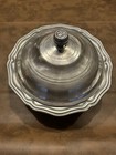 Vintage Wilton Pewter Bowl With Lid Casserole Dish Columbia Pa 1972 3