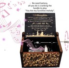 Wooden Music Box  Sunshine Music Boxes  Gifts From Mom To Daughter  To My Dau   
