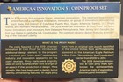 2019 American Innovation  1 Coin Proof Set  19ga  - Us Mint Packaging