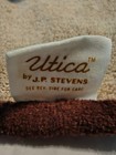 Vintage 70s Utica J p  Stevens Fine Arts Poppy Floral Bath Towel 25 x46    - Nos 