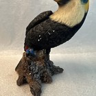 Large Toucan Figurine Tropical Bird Home Decor Stone
