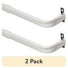 Adjustable Metal Wrap Around Curtain Rod W  Mounting Hardware Sidelight Control