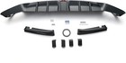 Rear Bumper Diffuser For 2018-2022 Accord W led  Gloss Black