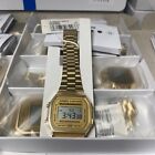 Casio A168wg-9w Gold Vintage Digital Watch Illuminator Stainless Steel New