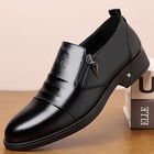 Men s Slip - On Casual Dress Shoes Zipper Closure Business Casual Shoes Daily
