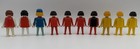 Vtg Lot Of 10 Playmobil Geobra Figures People Posable Action Figure