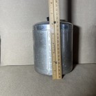 Vintage 1950s Spun Aluminum Canister Coffee Mid Century Modern Mcm Retro Patina